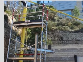 הקמת תשתית צנרת גז לבית החולים